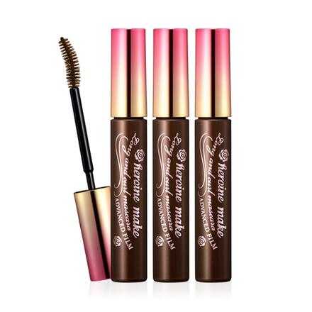 LONG AND CURL MASCARA ADVANCED FILM 睫毛膏套装 棕色