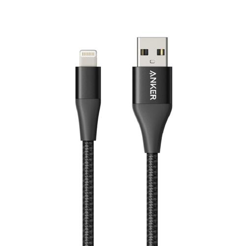 ANKER POWERLINE+ II LIGHTNING USB CABLE(FOR IPHONE/90cm) 苹果手机数据线 BLACK