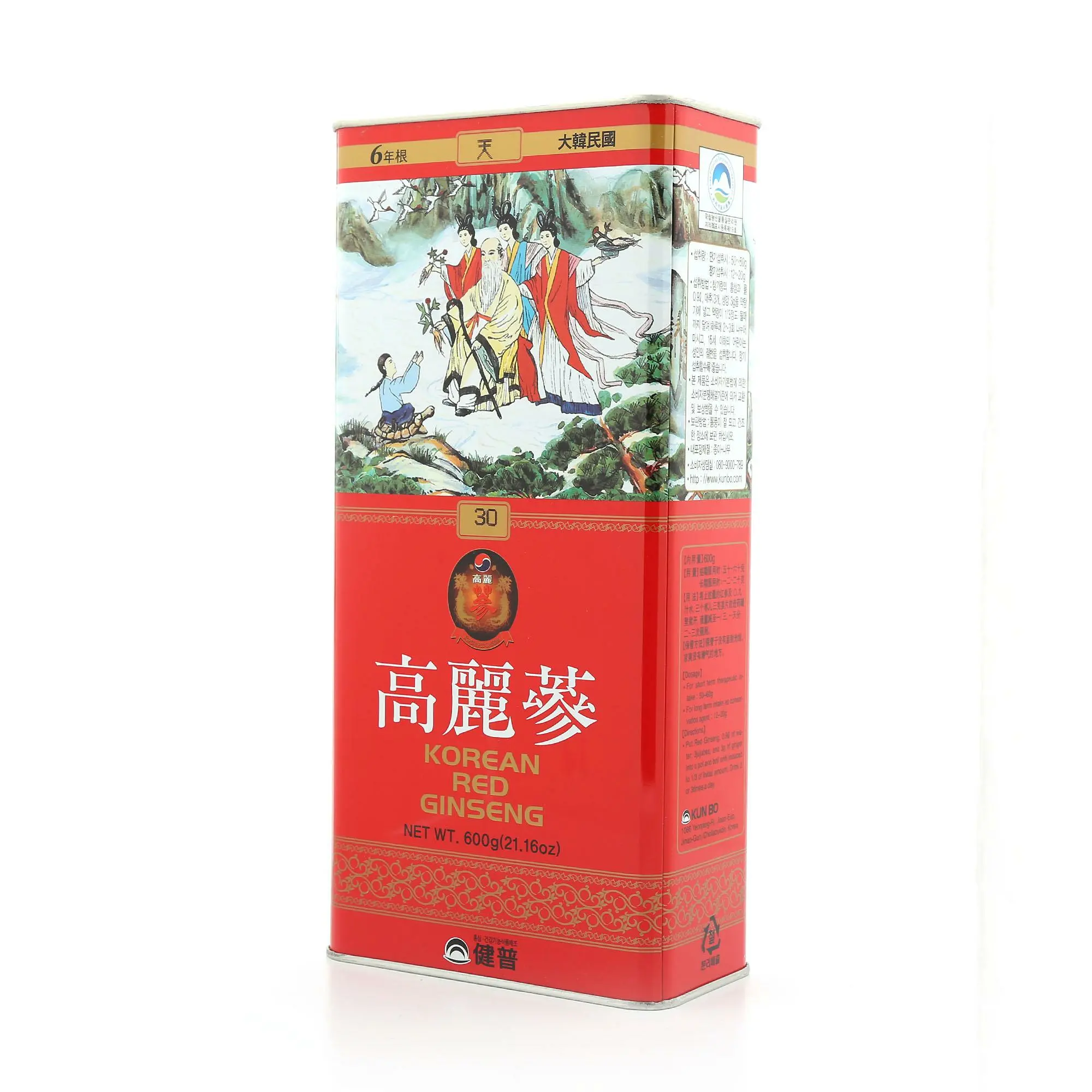신세계인터넷면세점-홍삼가 건보-홍삼가 천삼6년근 30지 (600g)