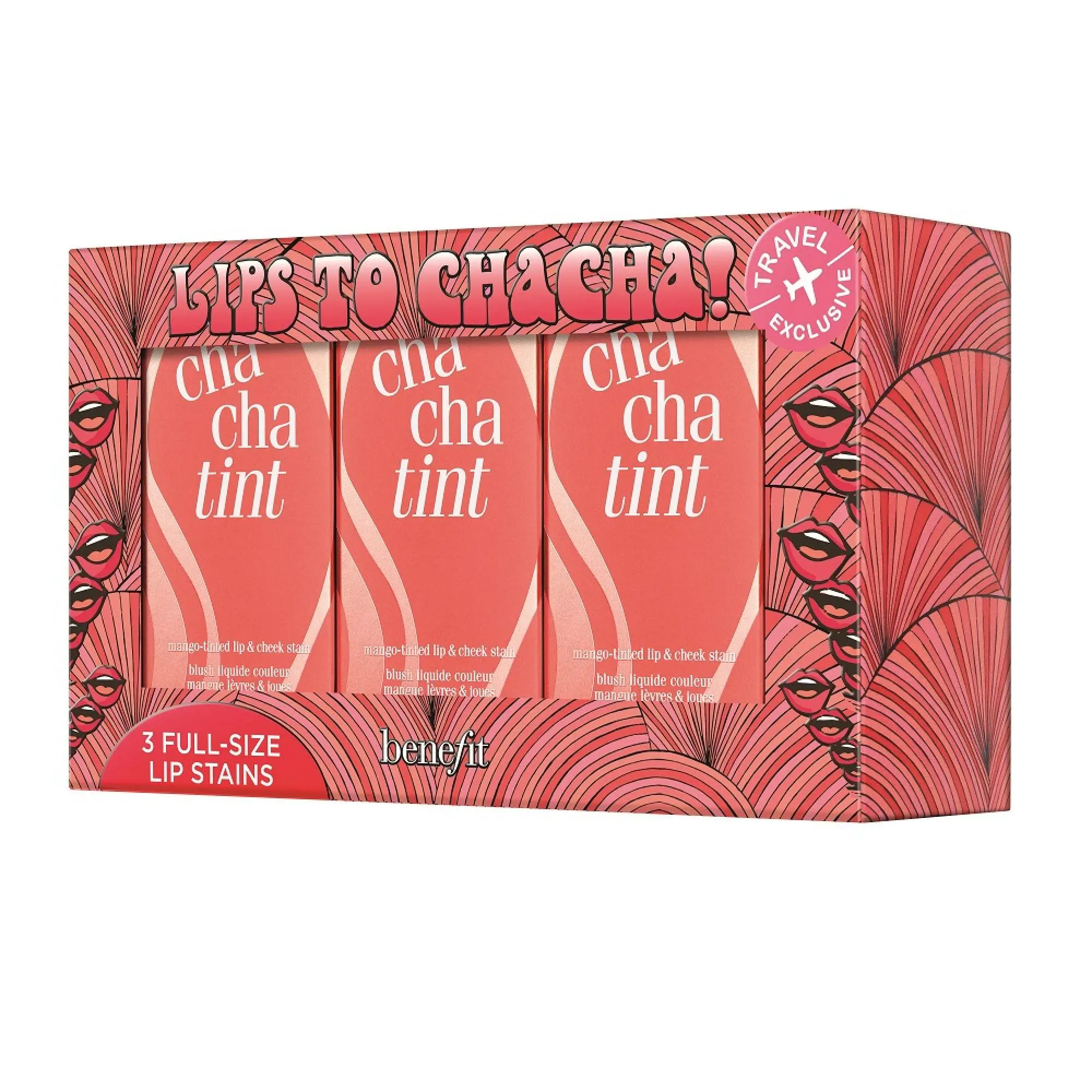 신세계인터넷면세점-베네피트-립메이크업-Lips to ChaCha! 립스 투 차차! 6ML*3