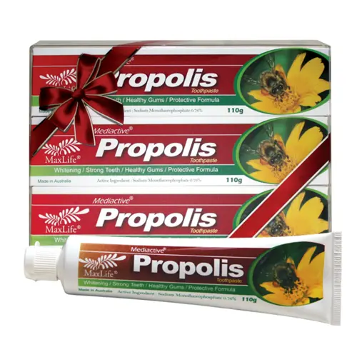 MaxLife Propolis Toothpaste 110g Trio (Gum Disease, Oral Protection