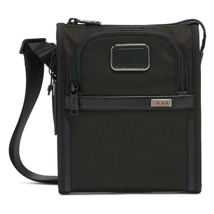 TUMI ALPHA 알파 스몰 포켓 크로스백 블랙