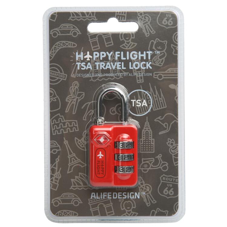 HF043RD HF TSA TRAVEL LOCK_Red