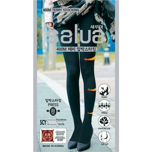 诱发400M保温紧腿袜 BLACK