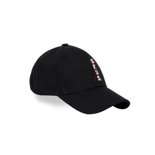 P00000CA Sebs.Red COTTON_BLACK SMALL LOGO BALL CAP