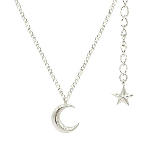 Petit Lune Necklace (White)