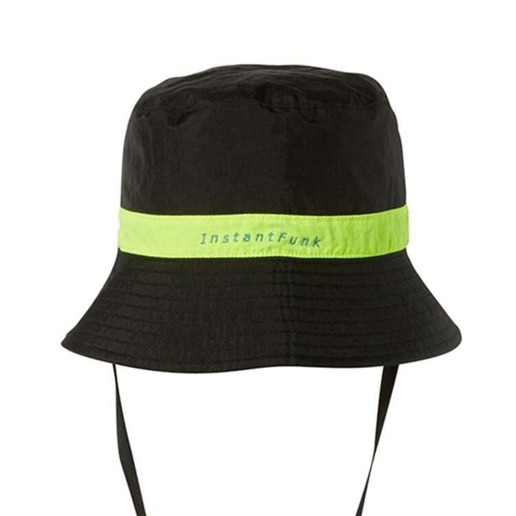 韩际新世界网上免税店-INSTANTFUNK-时尚配饰-Color mix bucket hat - Black F