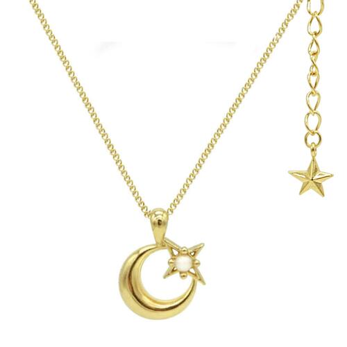 Lune Etoile Necklace (Gold)