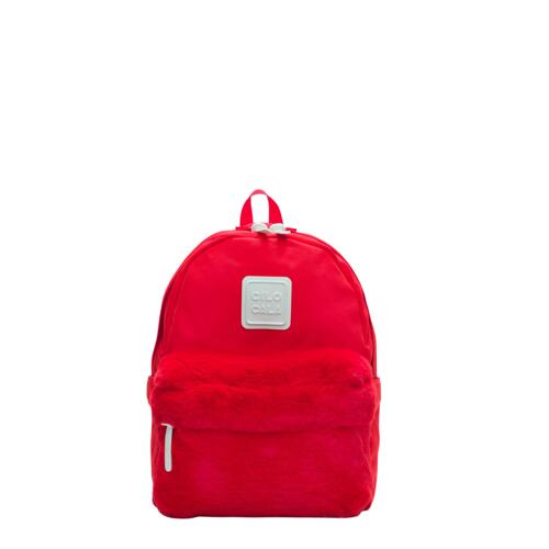 CLASSIC FUR BACKPACK M TOMATO