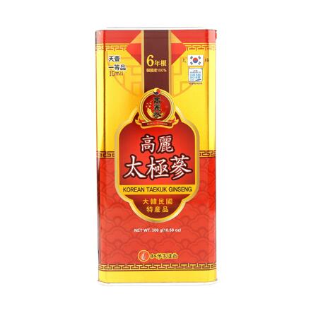 홍삼가 태극삼6년근 10본 (300g)