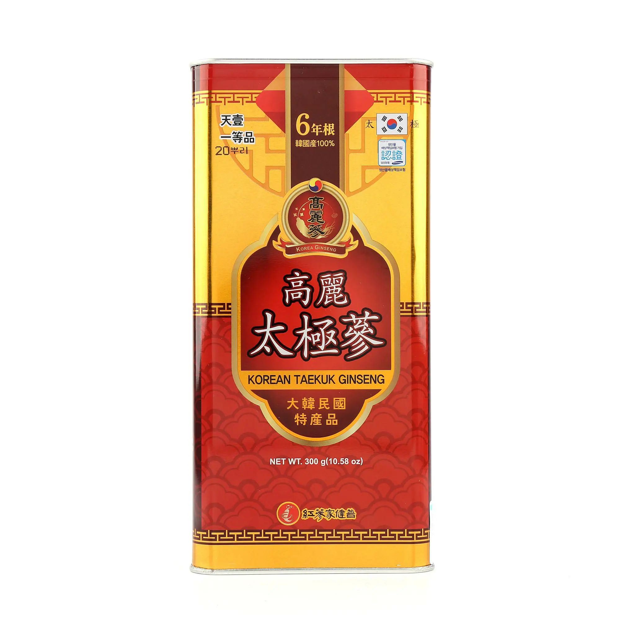 신세계인터넷면세점-홍삼가 건보-홍삼가 태극삼6년근 20본 (300g)