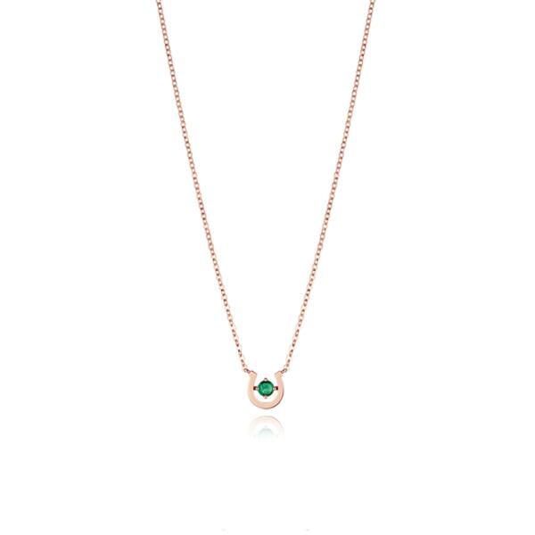 신세계인터넷면세점-스톤헨지-necklace-P1451 14K 에메랄드 목걸이 (5월 탄생석)