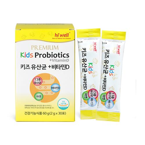 키즈 유산균+비타민D (13종 프로바이오틱스+비타민D+아연)