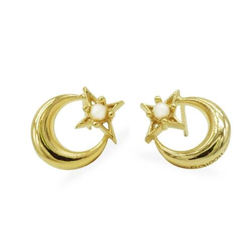 Lune Etoile Earring (Gold)