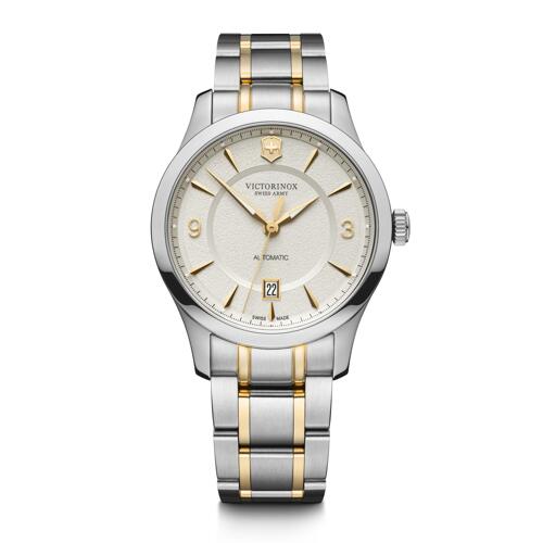 신세계인터넷면세점-빅토리녹스 시계-mens_watch-Alliance Mechanical Silver/White Dial Silver/Gold Bracelet Watch