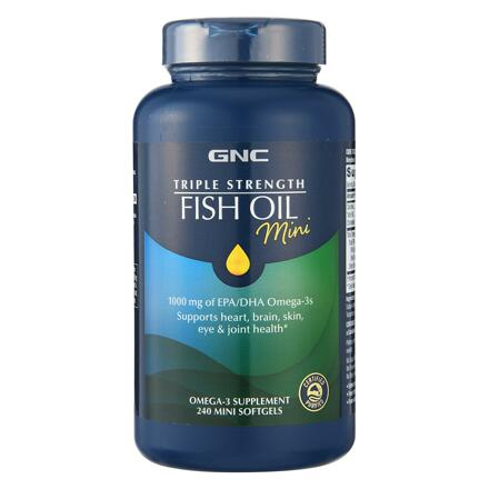GNC 트리플스트랭스 피쉬오일 미니 (240정)