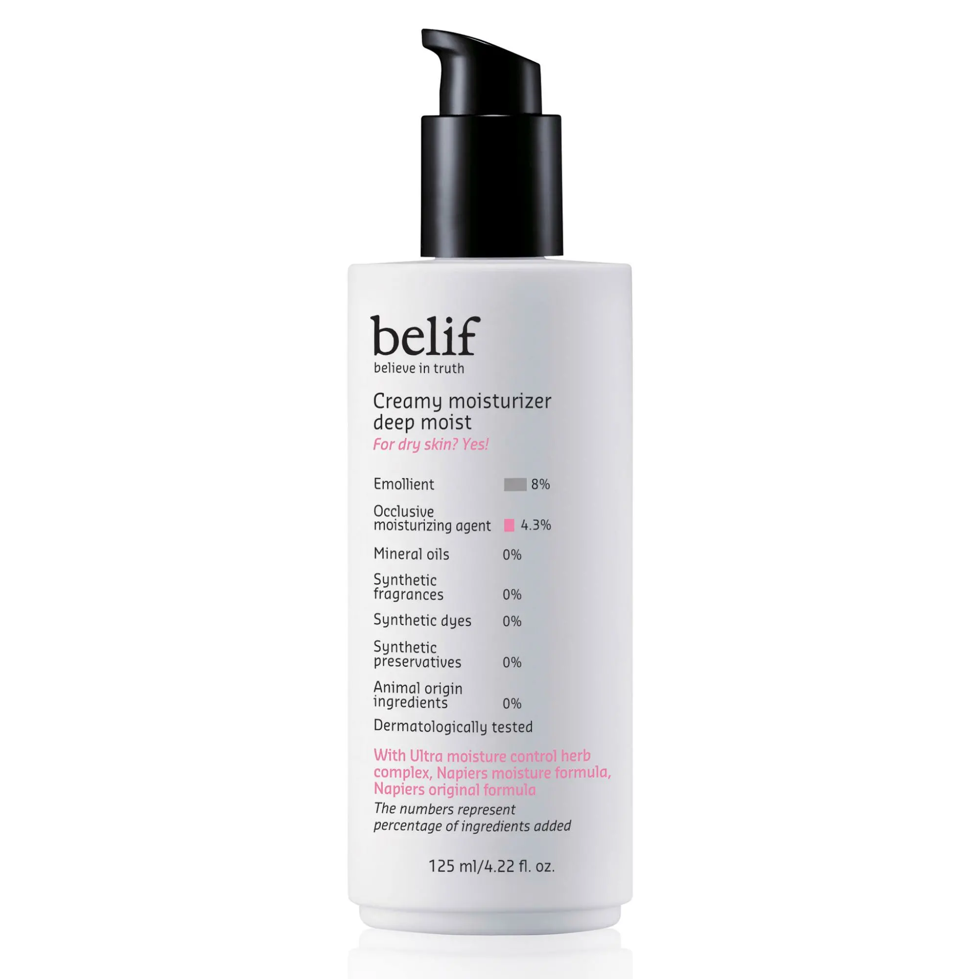 신세계인터넷면세점-빌리프-FacialCare-크리미 모이스처 딥모이스트 125ml