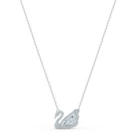 SWAN:NECKLACE CZWH/RHS