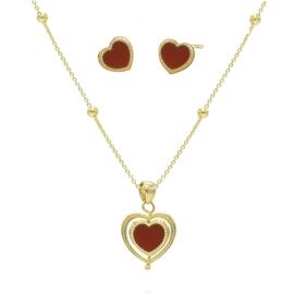 Alice Love Spin Set (Gold_Red Stone)