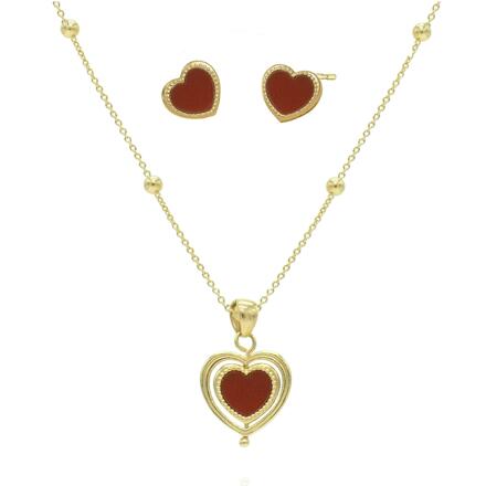 Alice Love Spin Set (Gold_Red Stone)