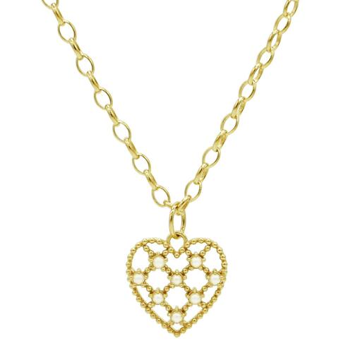 Starry Heart Necklace (Gold)
