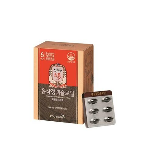 KOREAN RED GINSENG EXTRACT CAPSULE 皇家红参精胶囊 (500mgx300粒)