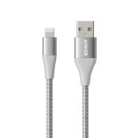 韩际新世界网上免税店-ANKER-CHARGER_CABLE-ANKER POWERLINE+ II LIGHTNING USB CABLE(FOR IPHONE/90cm) 苹果手机数据线 SILVER