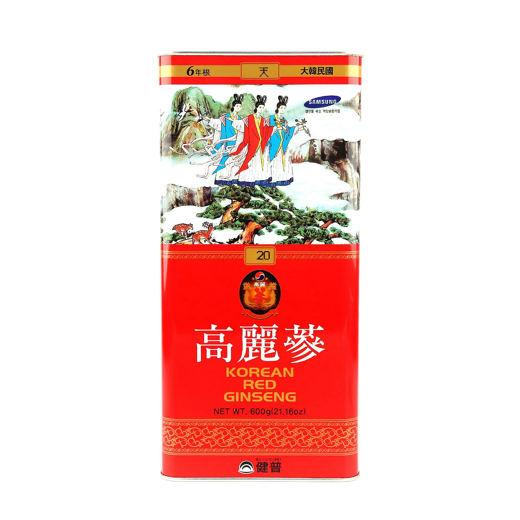 신세계인터넷면세점-홍삼가 건보-홍삼가 천삼6년근 20지 (600g)