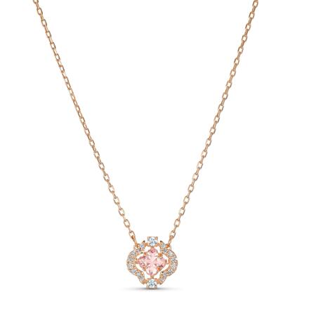 UNA:NECKLACE CL CZMO/ROS