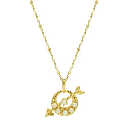 Lune Cupid Necklace (Gold)