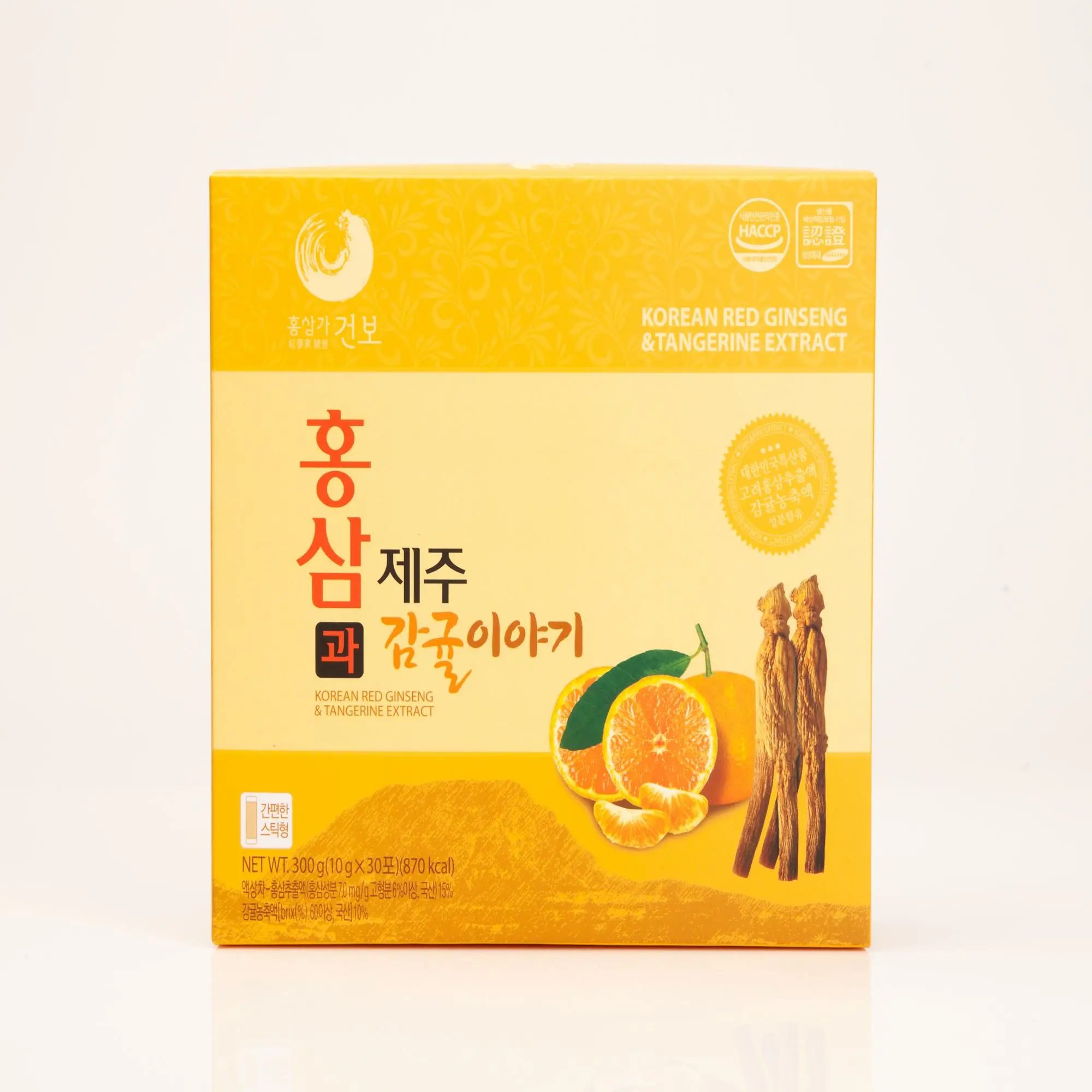 신세계인터넷면세점-홍삼가 건보-홍삼가 홍삼과 제주감귤이야기(10g *30포)