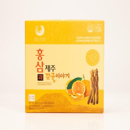 홍삼가 홍삼과 제주감귤이야기(10g *30포)