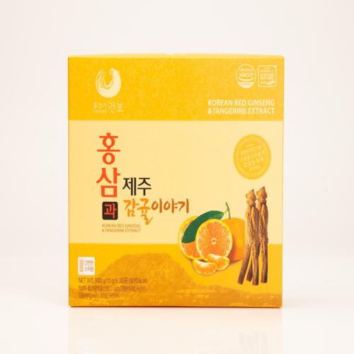 홍삼가 홍삼과 제주감귤이야기(10g *30포)