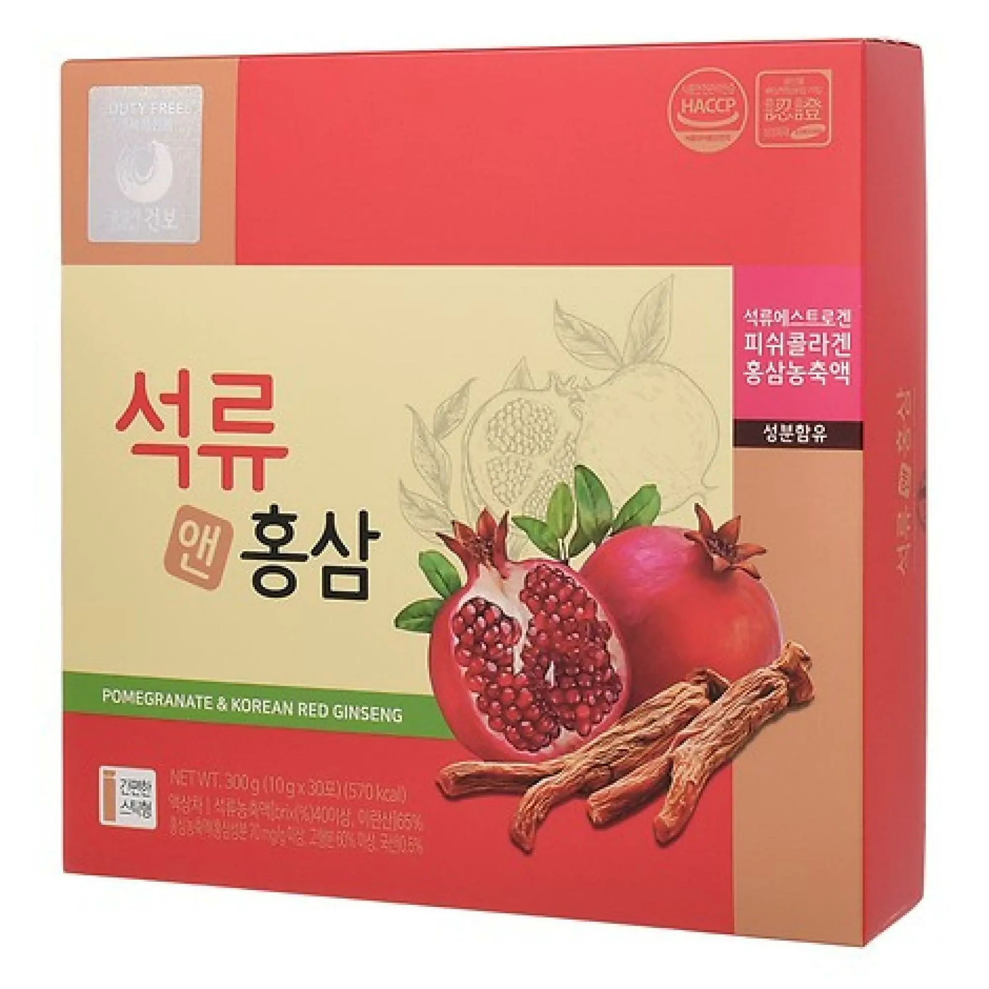 신세계인터넷면세점-홍삼가 건보-석류&홍삼 (10g*30포)