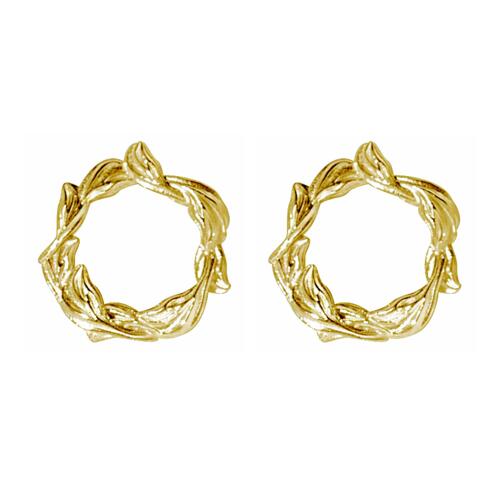 Wreath Earring (Gold)