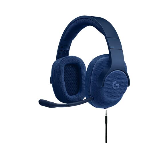 韩际新世界网上免税店-LOGITECH-EARPHONE_HEADPHONE-G433 (BLUE) 耳机