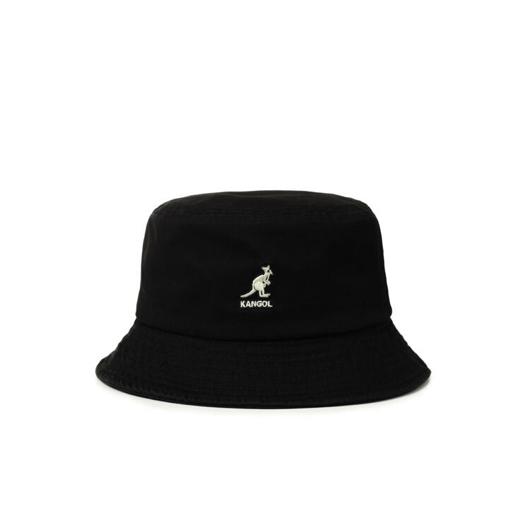 韩际新世界网上免税店-KANGOL-时尚配饰-CA4224BKME Washed Bucket 4224 BLACK 帽子