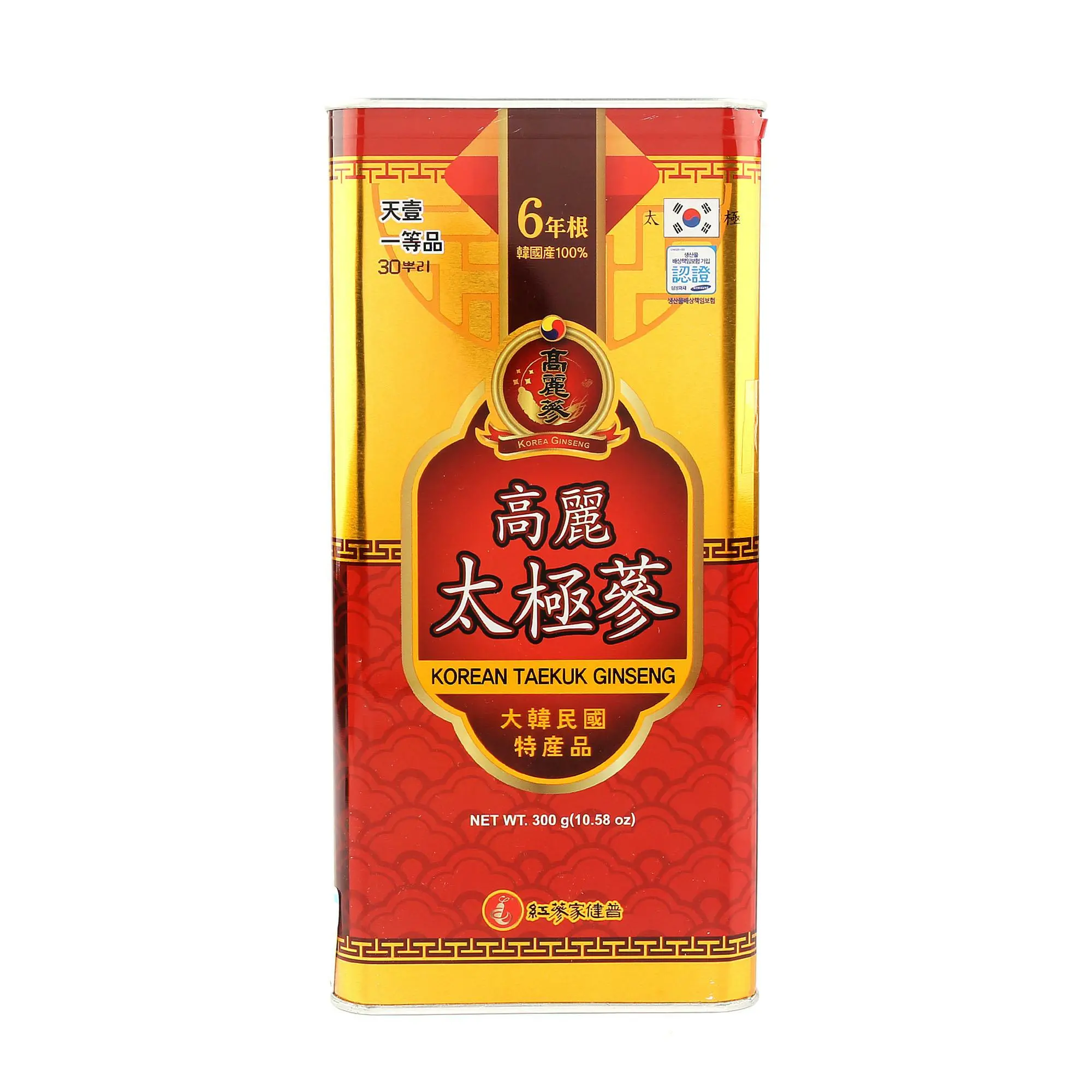 신세계인터넷면세점-홍삼가 건보-홍삼가 태극삼6년근 30본 (300g)