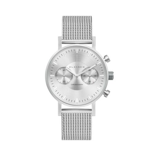 KLASSE14 Volare Chronograph Silver with Mesh Band 42mm