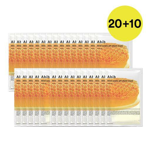 韩际新世界网上免税店-阿彼芙--Mild acidic pH sheet mask Honey fit 面膜 20片