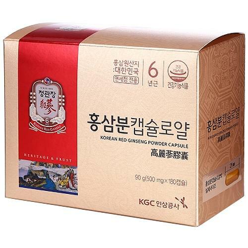韩际新世界网上免税店-正官庄-GINSENG-红参粉胶囊Royal(Capsule)（500mg*180粒）